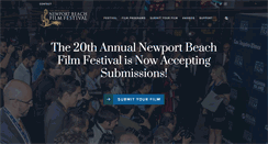 Desktop Screenshot of newportbeachfilmfest.com