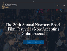 Tablet Screenshot of newportbeachfilmfest.com